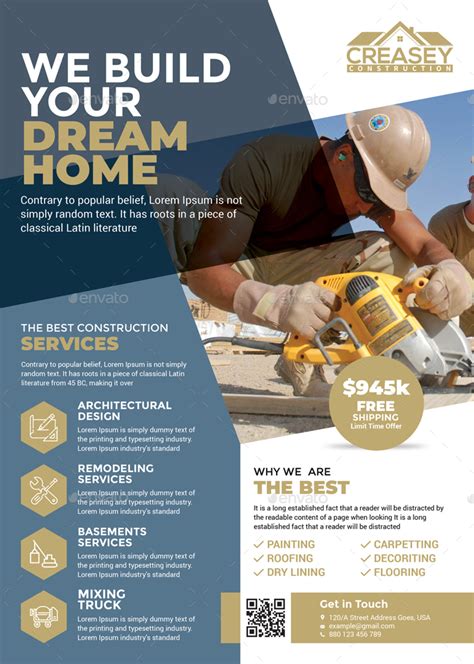 Construction Flyer Template Free